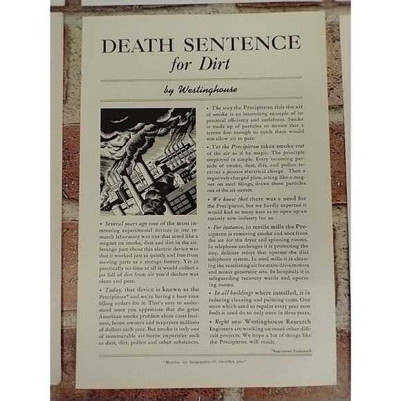 1940s Westinghouse Lot of 6 Vtg Magazine Print Ads WWII Era Retro Ephemera - Picture 8 of 11